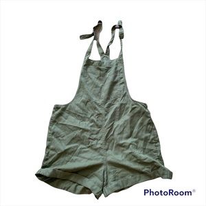 Aerie Green Shortalls